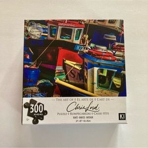 NEW✨ The Art of Chris Lord 300 Piece KI Boat Puzzle Boats